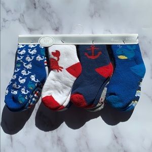 🌸Koala Baby 8 Pack of Nautical Socks - 6-12M